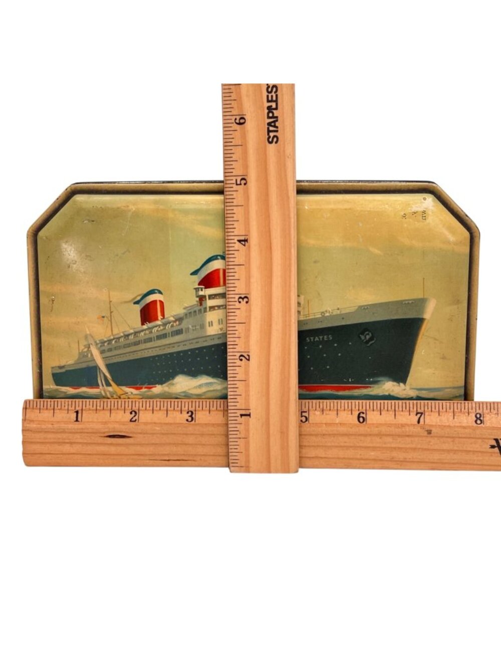 Vintage Bensons English Confectionery Tin SS United States Shawshank Redemption - Picture 6 of 10